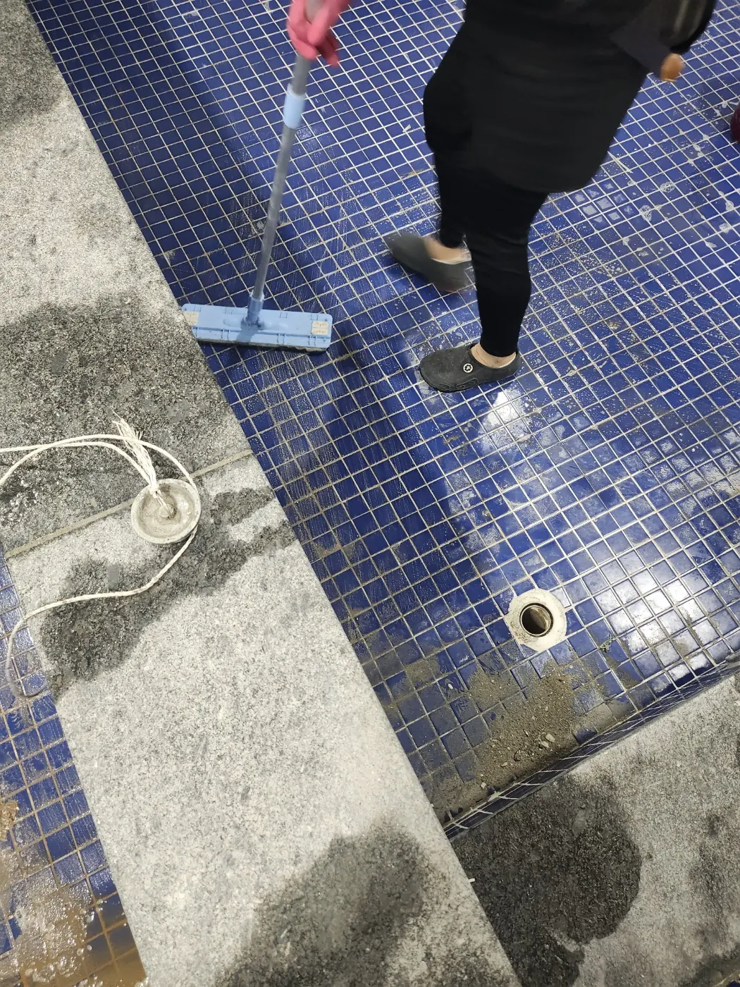 줄눈 복원 — 고성군 목욕탕청소 현장