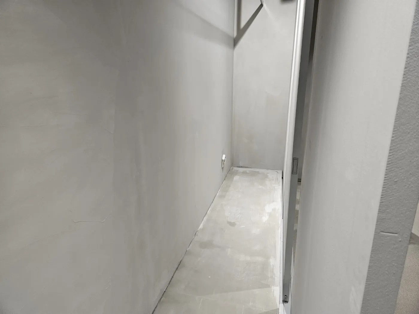 바닥 마감 상태 — 정선군 카페청소 현장