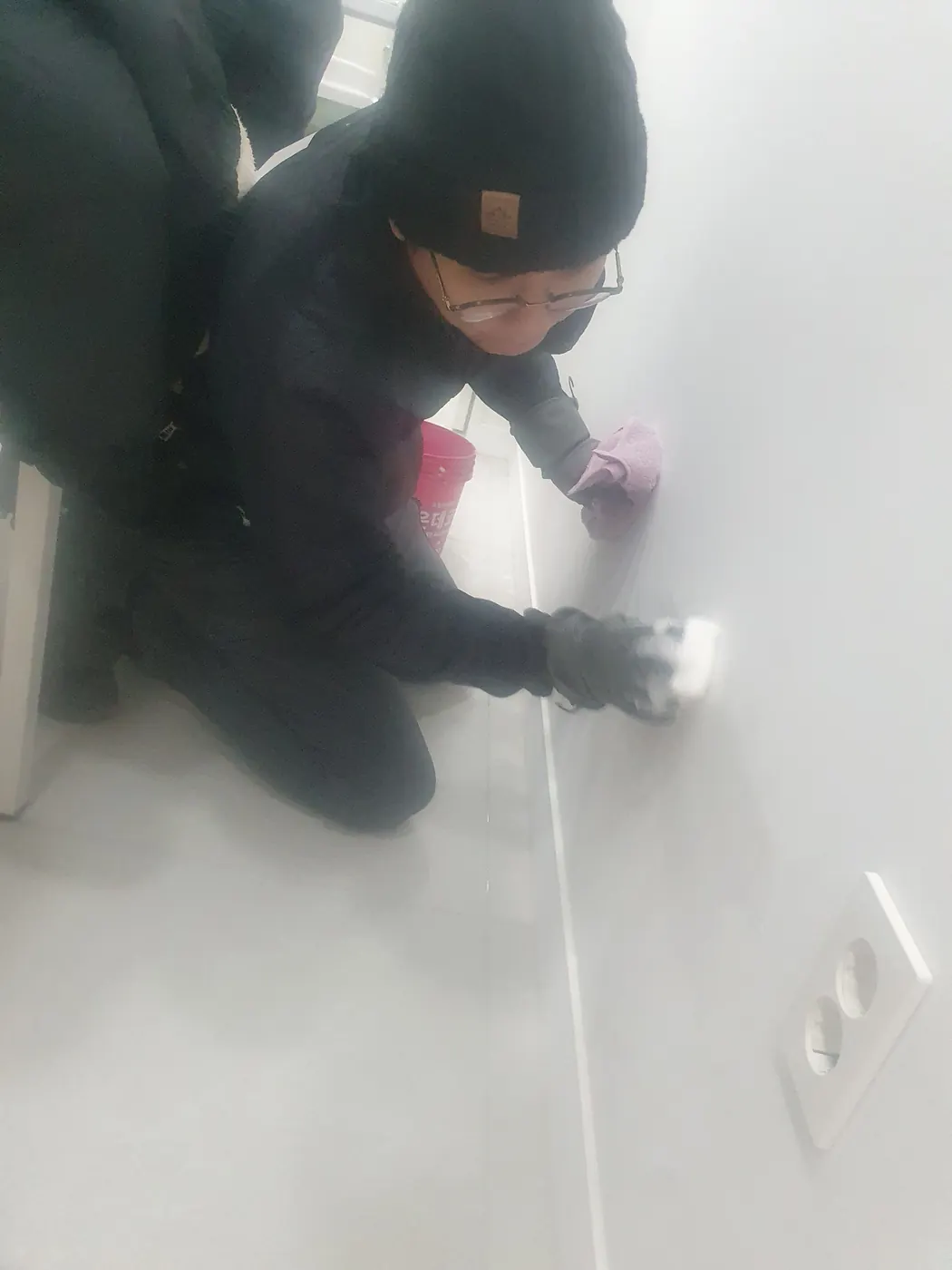 세정 진행 — 원주시 병원청소 현장