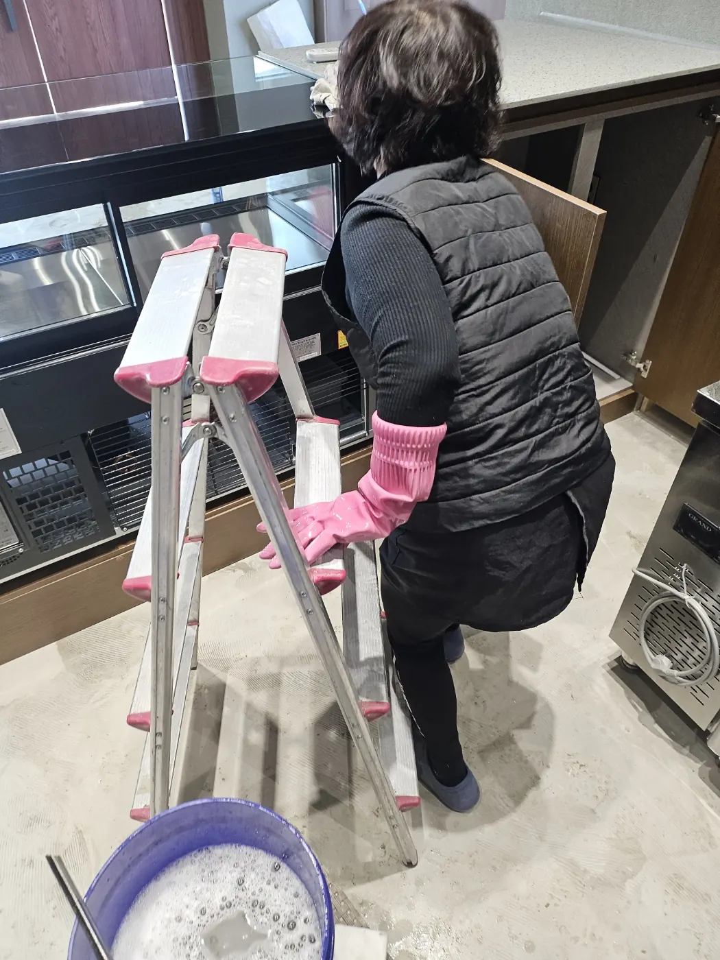 시공 잔여물 정리 — 춘천시 준공청소 현장