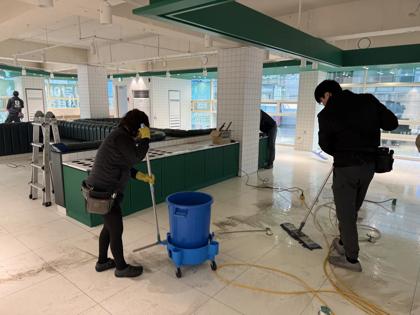 주방 바닥 세정 — 양구군 식당청소 현장