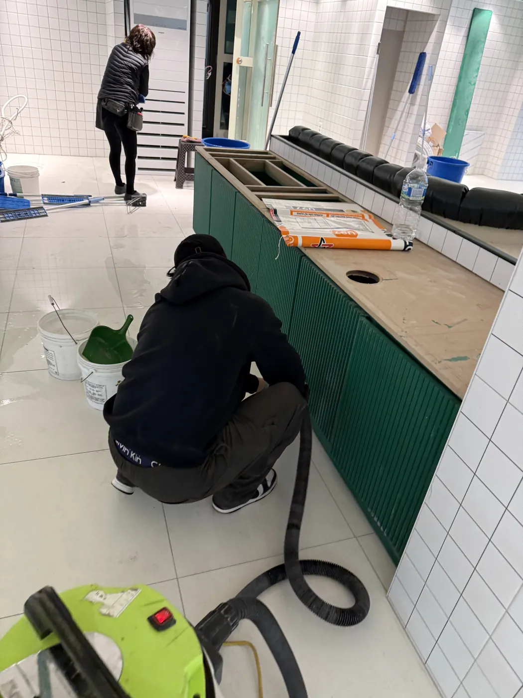 세정 진행 — 양양군 식당청소 현장