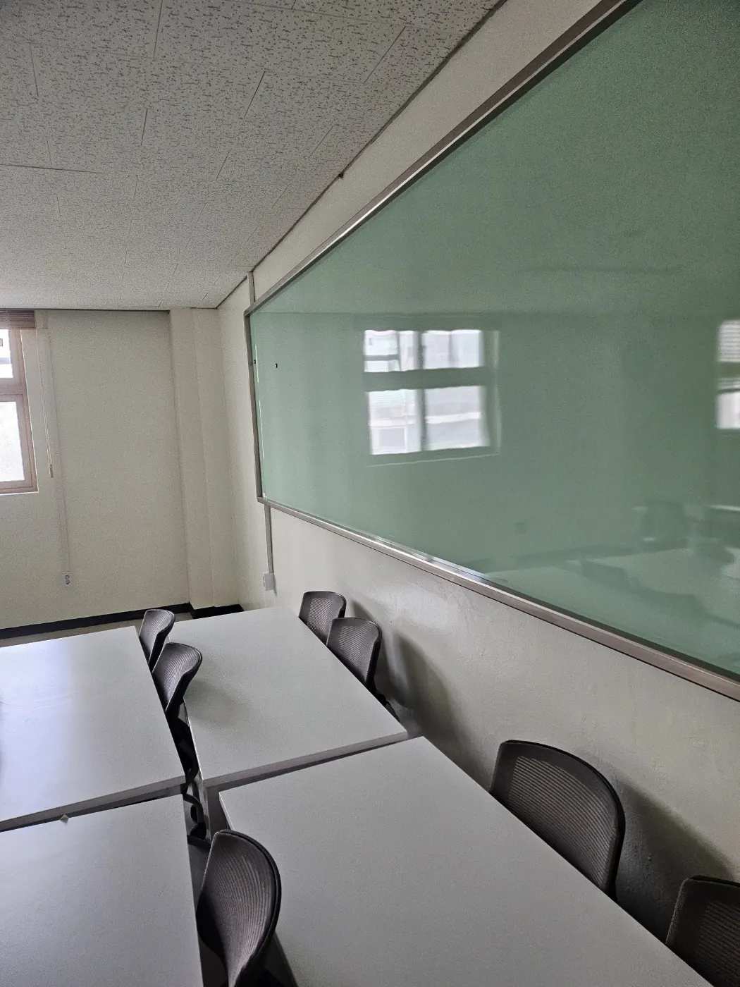 평창군 학교청소 시공 현장 — 교실 정리