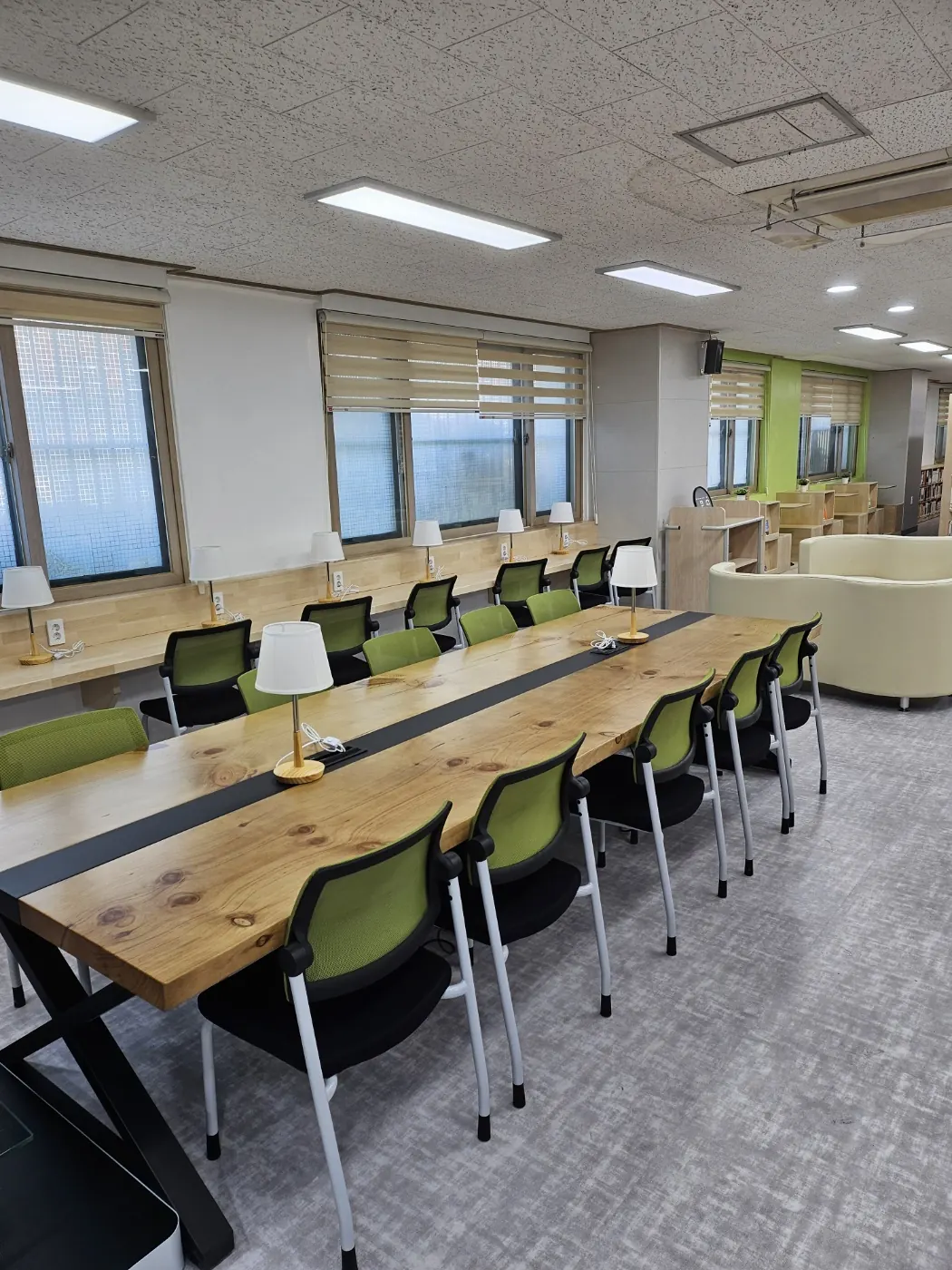 원주시 학교청소 시공 현장 — 교실 마감