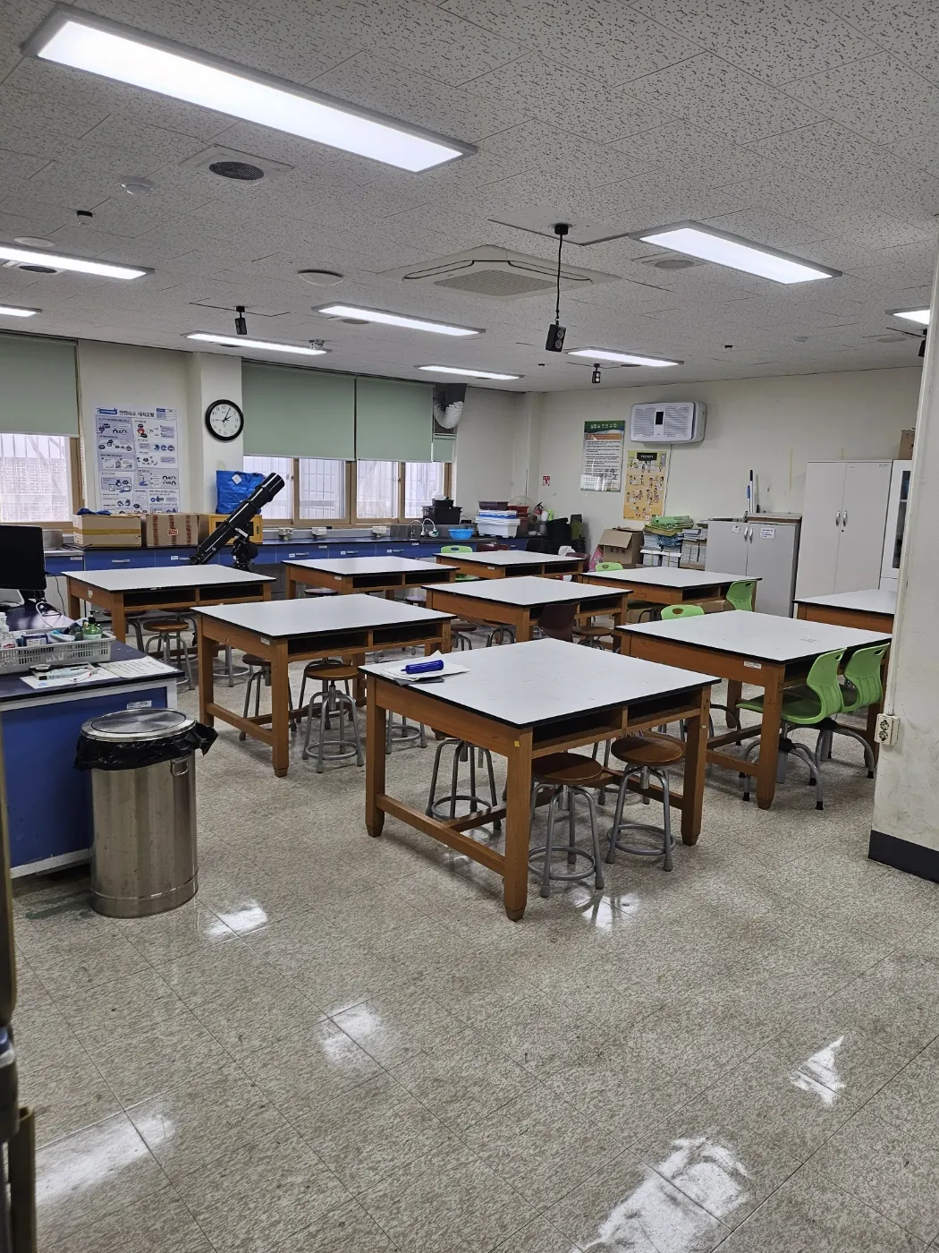 특별실 작업 — 인제군 학교청소 현장