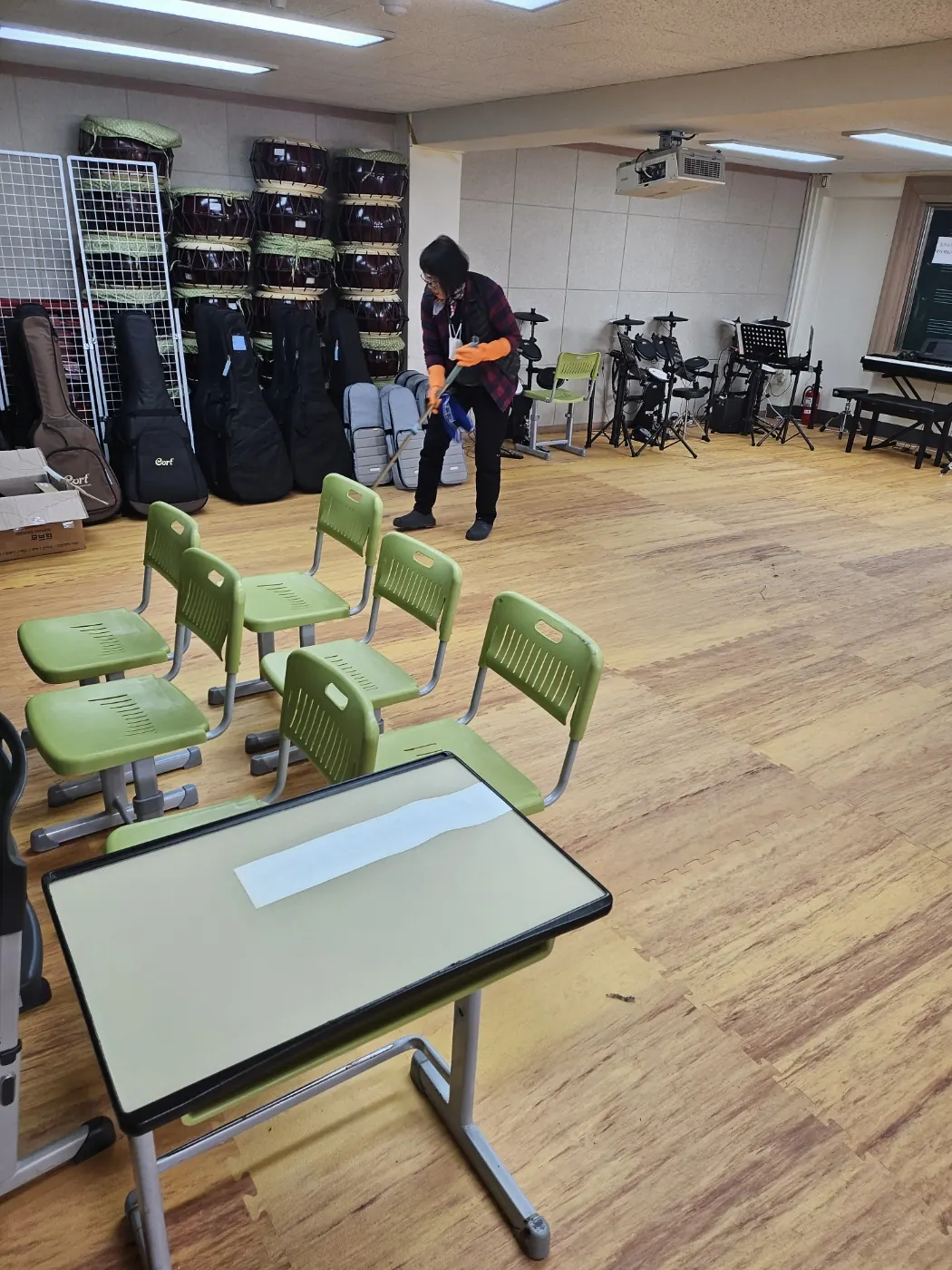 특별교실 정리 — 삼척시 학교청소 현장